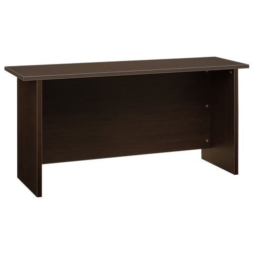 エクティー国産役員用サイドデスクダークブラウン