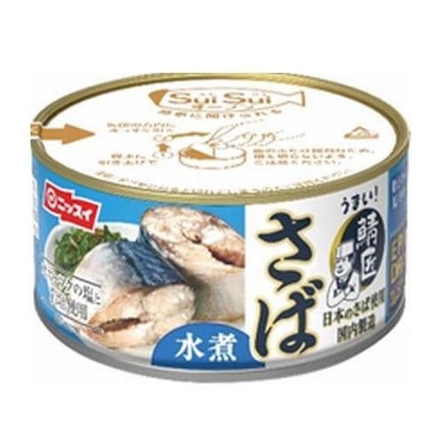 ニッスイ スイスイオープン さば水煮 T2号缶