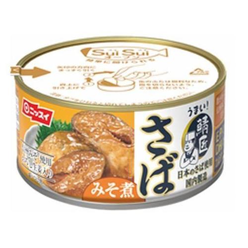 ニッスイ スイスイオープン さばみそ煮 T2号缶