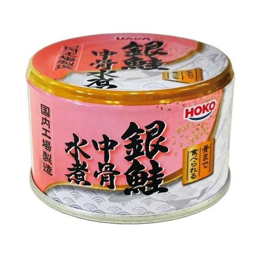 宝幸 銀鮭中骨水煮 国内工場製造 150g x24