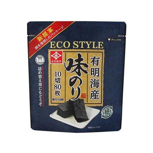 永井海苔 ECO STYLE 味のり 10切80枚