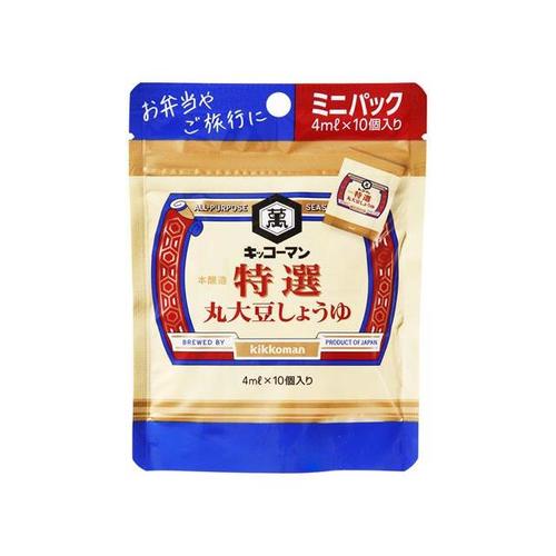 キッコーマン 特選 丸大豆しょうゆ 4mlx10