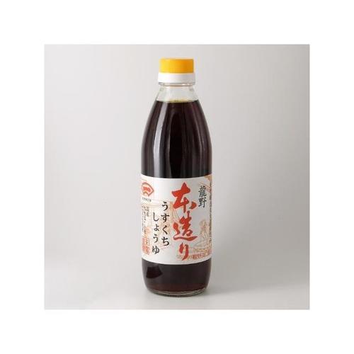 末廣醤油 本造り醤油 うすくち 500ml x12