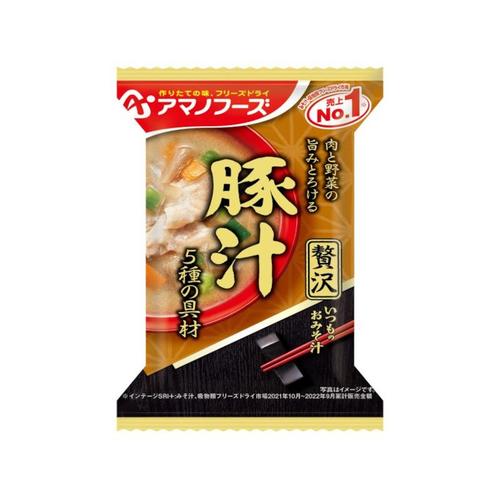 いつものおみそ汁贅沢 豚汁 12.5g