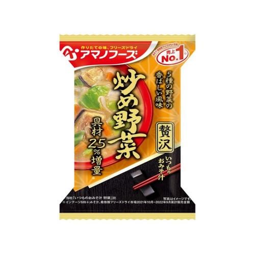 アマノフーズ いつものおみそ汁贅沢炒め野菜 11g