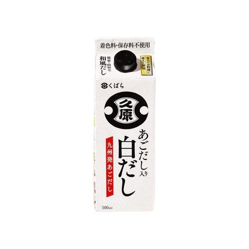 久原醤油 あごだし入り 白だし 500ml x12