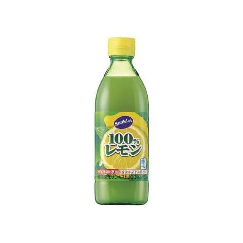 サンキスト 100% レモン 瓶 500ml