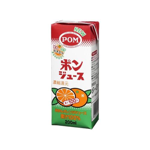 POM ポンジュース 紙 200ml x12