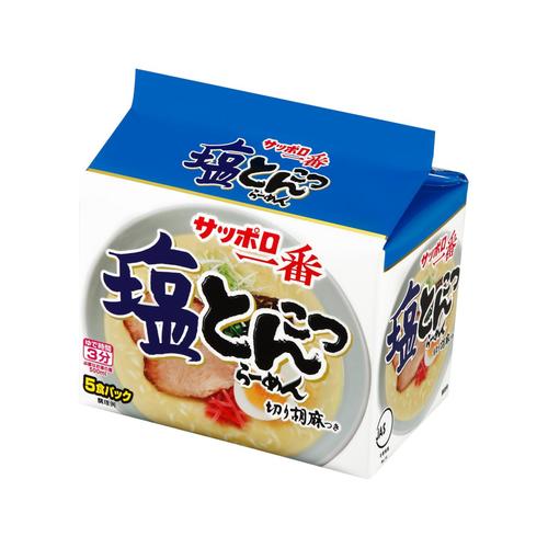 サッポロ一番 塩とんこつらーめん 97gX5食