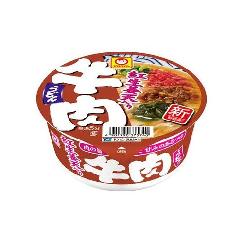 マルちゃん 紅生姜天入り牛肉うどんカップ 87g