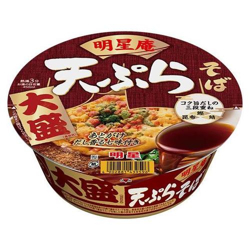 明星食品 明星庵 天ぷらそば 大盛カップ 112g