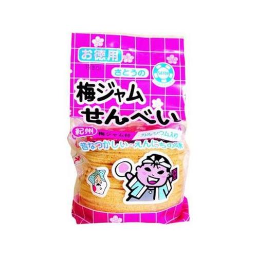 佐藤 お徳用梅ジャムせんべい 2袋 40g x12