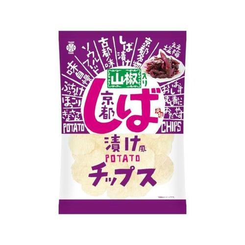 京都しば漬け風山椒入りポテトチップス 100g