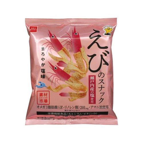 素材市場えびスナックまろやか味 61g
