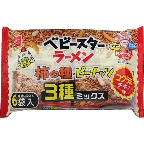 コクうまチキン柿の種 3種ミックス 132g
