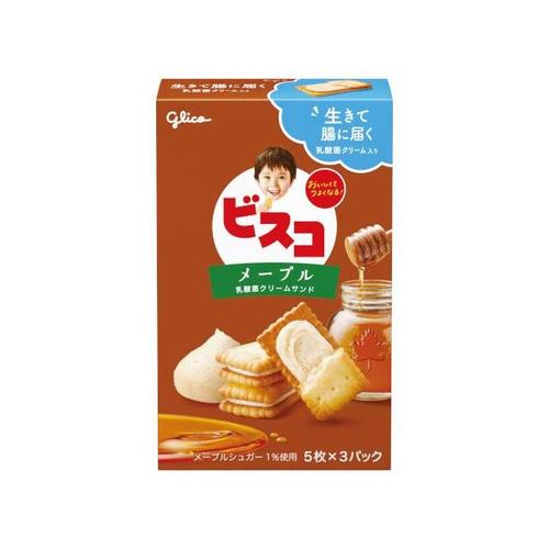 グリコ ビスコ メープル 15枚 x10