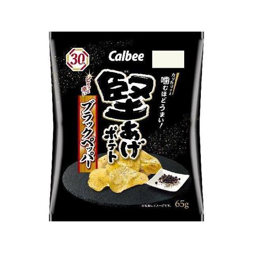 カルビー 堅あげポテトブラックペッパー 65g