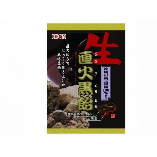 リボン 生直火黒飴 70g x12