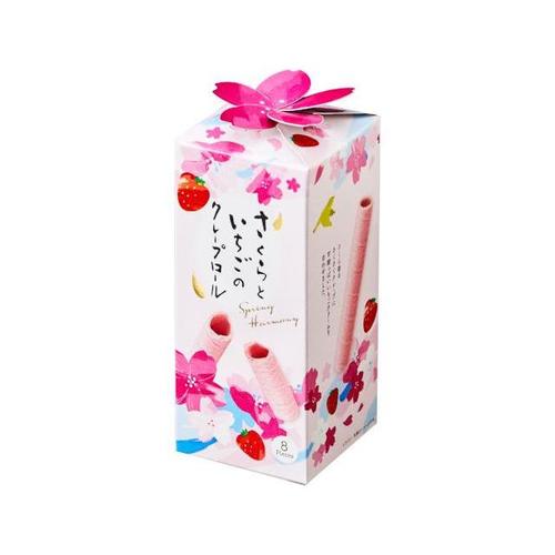 Hitotoeさくらいちごクレープロール8号70g