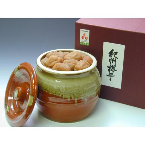 うす塩紀州梅干「匠」美濃焼壷入り650g