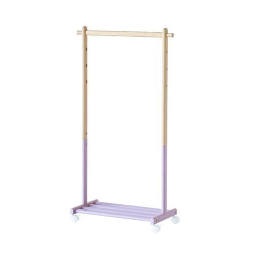 キッズハンガーラック ミル ラベンダーピンク