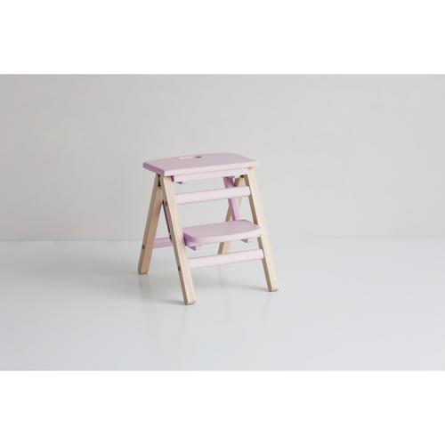 キッズフォールディングステップ キャリー Lピンク