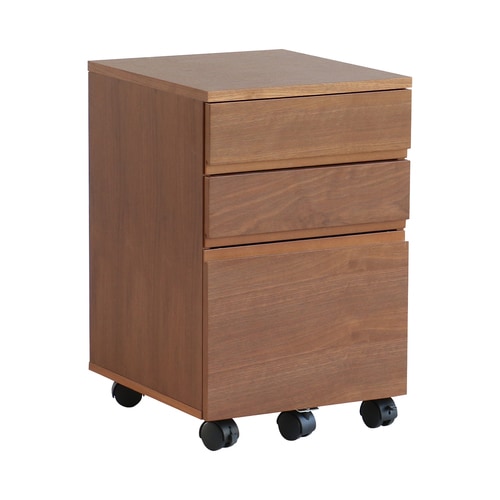 ウォルナットデスクチェスト W400