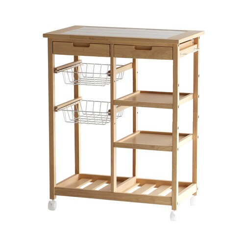 スープバスケットワゴン ナチュラル