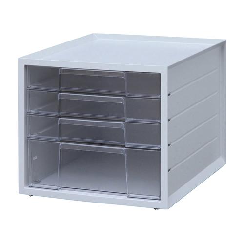 レターケースA4(浅型3段+深型1段