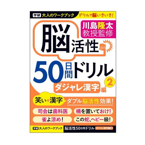 大人のワークブック ダジャレ漢字2 N05511