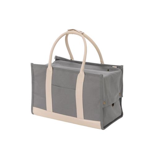 キャンバストートキャリーLサイズ グレー