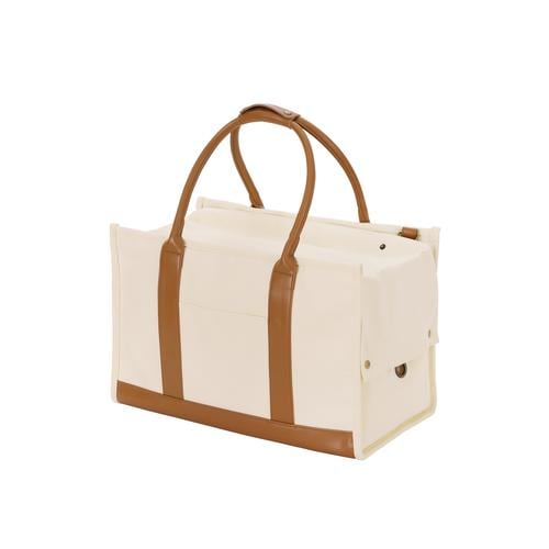 キャンバストートキャリーLサイズ アイボリー