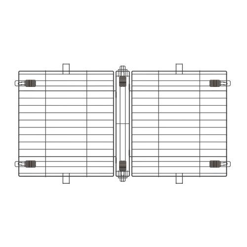 ウッディサークル用屋根 1260 ウォールナット