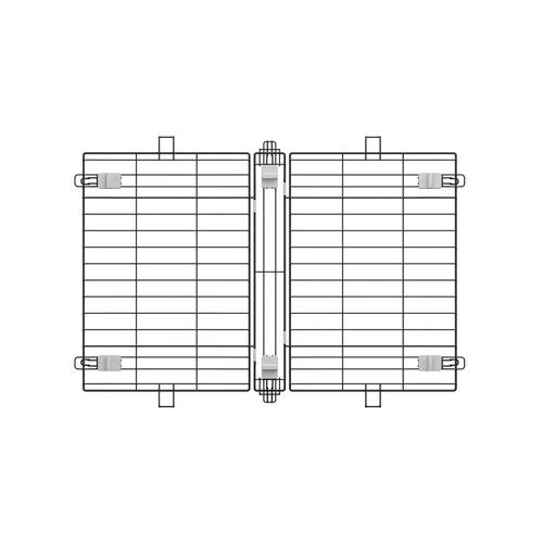 ウッディサークル用屋根 960 アッシュグレー