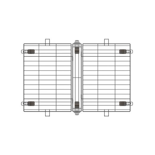 ウッディサークル用屋根 960 ウォールナット
