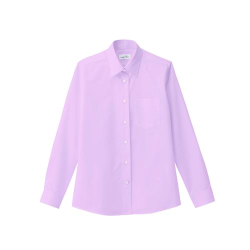 レディス長袖ブラウスFB4035Lピンク13号