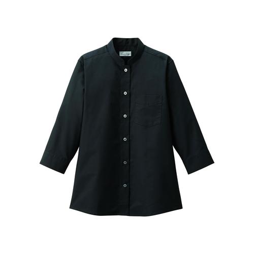 レディス七分袖ブラウスFB4047Lブラック11号