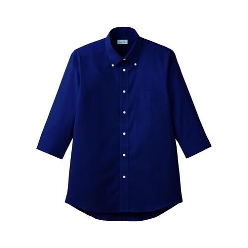 七分袖シャツFB4555Uネイビー3L