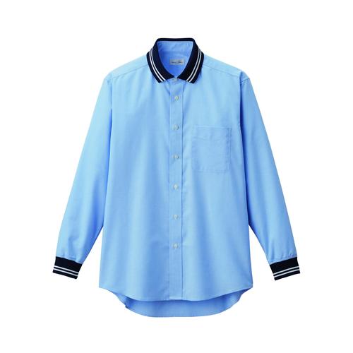 ユニセックスリブシャツFB4565UブルーL