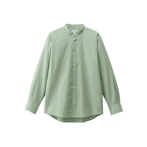 長袖シャツFB4567UスモーキーグリーンL
