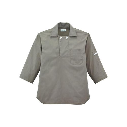 ユニセックスコックシャツFB4572UブラウンSS