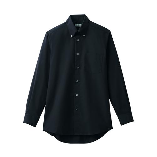 メンズ長袖シャツFB5049MブラックL
