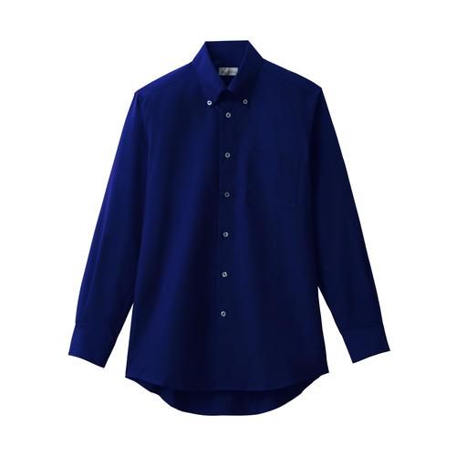 メンズ長袖シャツFB5049MネイビーM