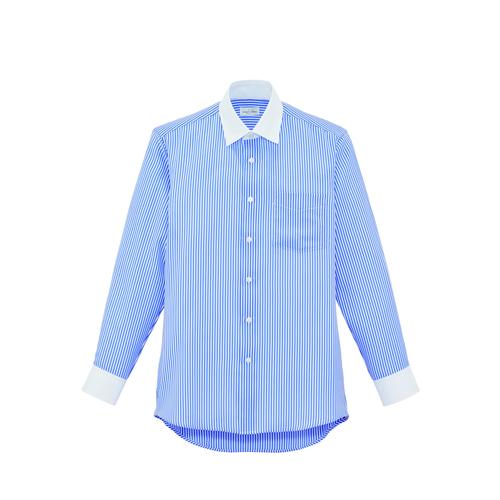 メンズ長袖シャツFB5053MブルーL