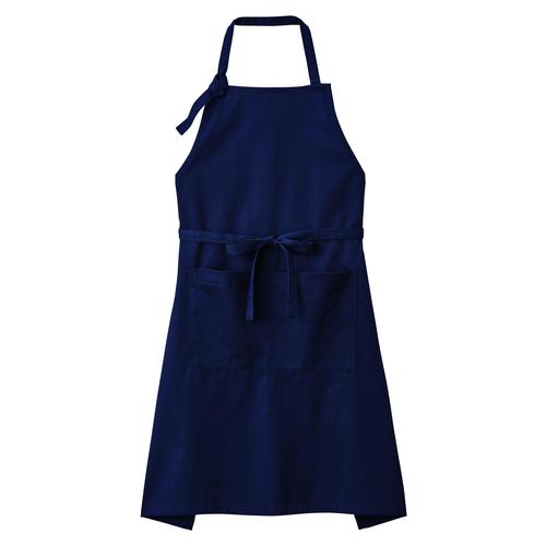胸当てエプロンFK7181ネイビーF