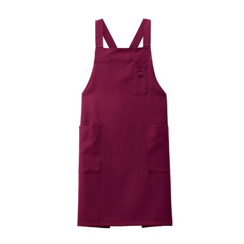 胸当てエプロンFK7185ワインF