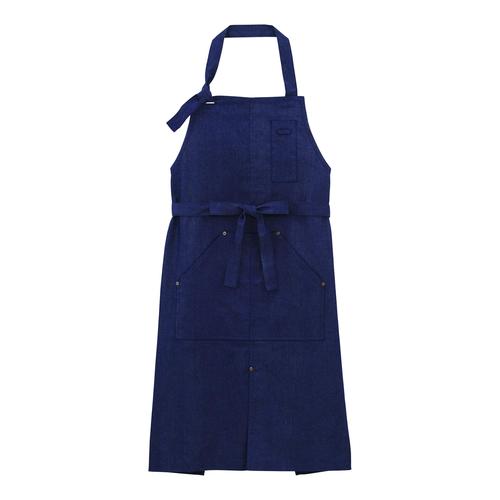 胸当てエプロンFK7190ネイビーF