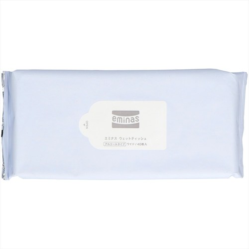 エミナスウェットティッシュワイドアルコール×10