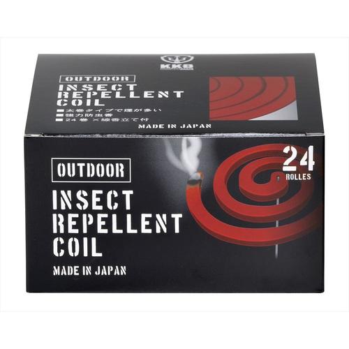 アウトドア 厚太巻防虫香 24巻 2個