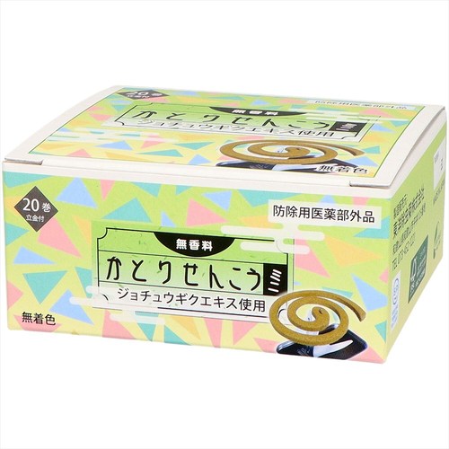 かとりせんこうミニ 20巻 無香料 6個